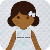 Digital Pattern PDF Download - Paper Doll Blanket Girl Hair Pack
