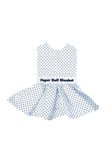 Shipped Hard Copy Paper Doll Blanket Party Dress Pattern